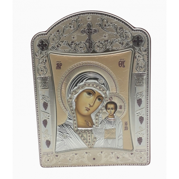 ΕΙΚΟΝΑ ΑΣΗΜΕΝΙΑ 925 '' ΠΑΝΑΓΙΑ '' GOLD